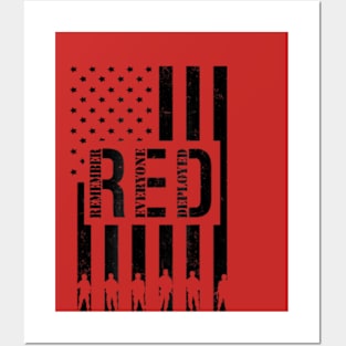 On Friday We Wear Red We Wear Red Remember Everyone Deployed Posters and Art